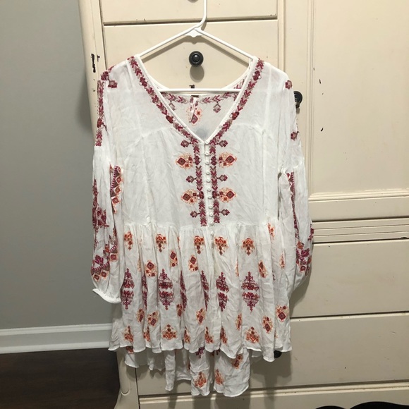 Free People- Ariana Tunic in White - Picture 6 of 9
